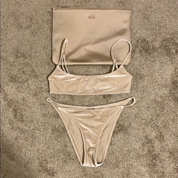 triangl swimwear Other - Triangl The Raine Nude Velvet Set